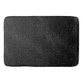Elegant Black op Black Leopard Animal Print Badmat (Voorkant)