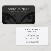 Elegant Black op BlackButterfly Visitekaartje (Voorkant / Achterkant)