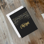 Elegant Black Personalized Invitation Card