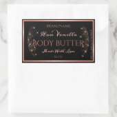 Elegant Black Product Packaging Labels Roos Gold (Tas)