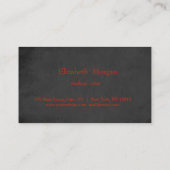 Elegant Black, Red Lips, Loyalty Kaart