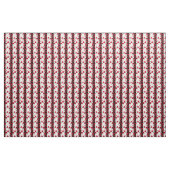 Elegant Black Red White Floral Stripes Stof (Yard (91,4 cm))