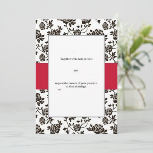 Elegant Black Roos (Staand voorkant)