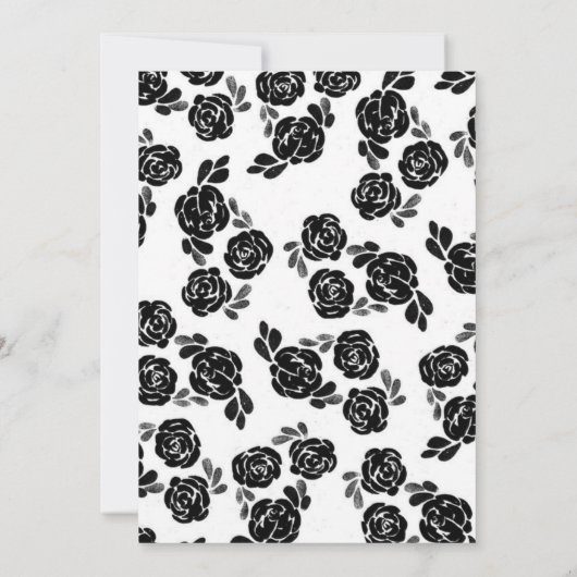 Elegant Black Roos (Achterkant)