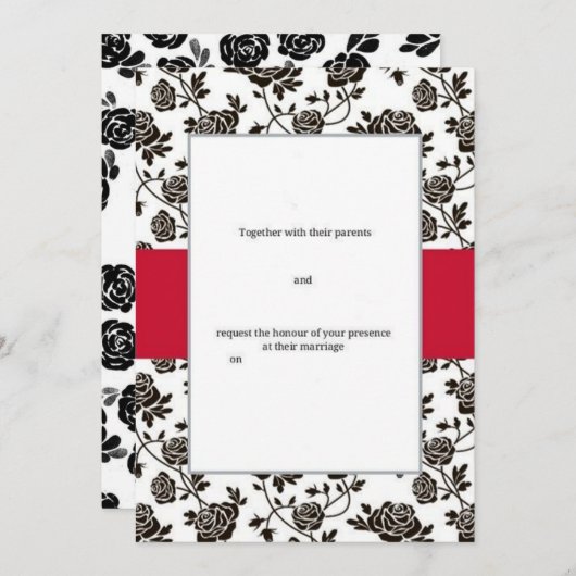 Elegant Black Roos (Voorkant / Achterkant)