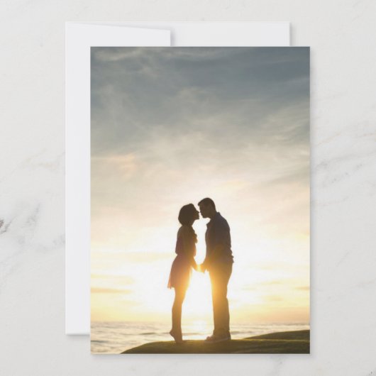 Elegant Black Roos Gold Foil Agate Weddenfoto Save The Date (Achterkant)