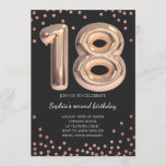 Elegant Black Roos Gold Glitter 18th Girl Birthday Kaart<br><div class="desc">Elegant Black Roos Gold Glitter 18th Girl Birthday</div>