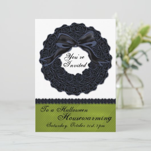 Elegant Black Rozen Kaart (Staand voorkant)
