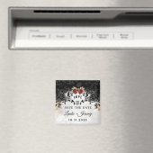 Elegant Black Rozen Ravens Halloween Wedding Magneet (Insitu (Vaatwasser))