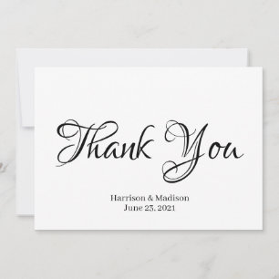 Elegant Black Script Custom Weddenschap Hartelijk 