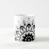 Elegant Black Script Letter Mandala Magic Mok (Center)