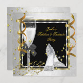 Elegant Black Silver Gold op elke dag van de zonda Kaart (Voorkant / Achterkant)