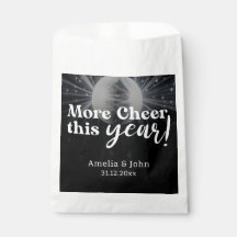 Elegant Black Silver White Nieuwjaar van het Eve W