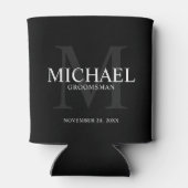 Elegant Black Specialized Groomsmen Koelbox Blikjeskoeler (Achterkant)