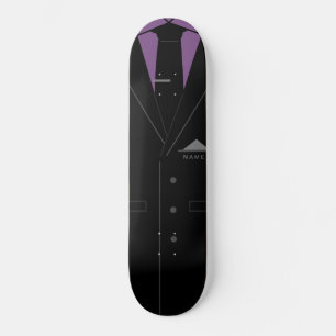Elegant Black Suit - Jouw naam toevoegen Persoonlijk Skateboard