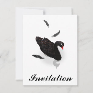 Elegant Black Swan Kaart