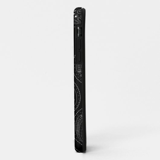 Elegant Black Swirls Case-Mate iPhone Case (Achterkant/links)