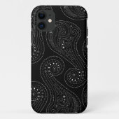 Elegant Black Swirls Case-Mate iPhone Case (Achterkant)