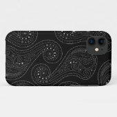 Elegant Black Swirls Case-Mate iPhone Case (Achterkant (horizontaal))