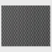 Elegant Black tot grijze ombre klein Abstract Cadeaupapier (Vlak)