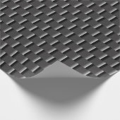 Elegant Black tot grijze ombre klein Abstract Cadeaupapier (Hoek)