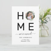 Elegant Black We hebben kerstfoto gemaakt met Wrea Aankondiging (Staand voorkant)