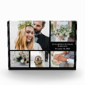 Elegant Black Wedding Fotoblokken (Voorkant)
