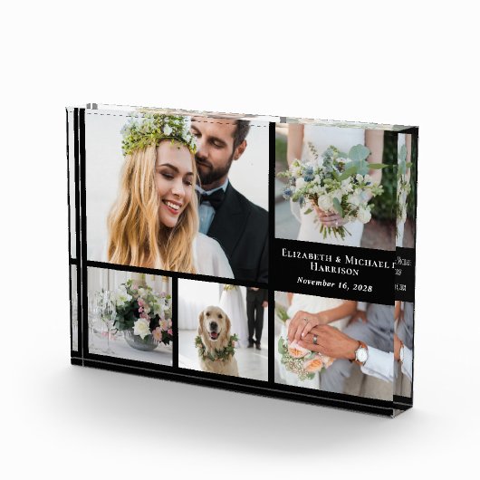 Elegant Black Wedding Fotoblokken (Rechts)