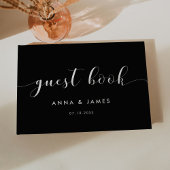 Elegant Black Wedding Gastenboek