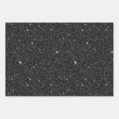 Elegant Black White Abstract Wedding Inpakpapier Vel (Voorkant 2)