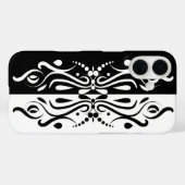 Elegant Black & White Abstracte Harlequin Style Case-Mate iPhone Case (Achterkant (horizontaal))