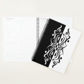 Elegant Black & White Abstracte Harlequin Style Planner (Display)