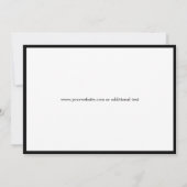 Elegant Black White Certificate of Authenticity (Achterkant)