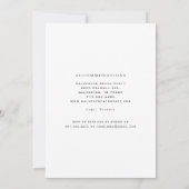 Elegant Black & White Champagne Toast Verloving Kaart (Achterkant)