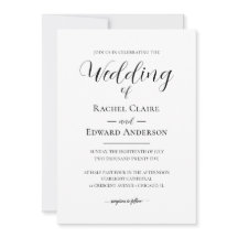 Elegant Black & White Classic Wedding