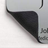 Elegant Black White Classy Noble Medical Asclepius Muismat (Hoek)