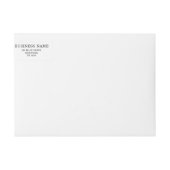 Elegant Black & White Custom Business Logo Wrap (Voorkant)