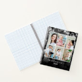 Elegant Black & White Custom Photos Daily Journal  Notitieboek (Binnen)