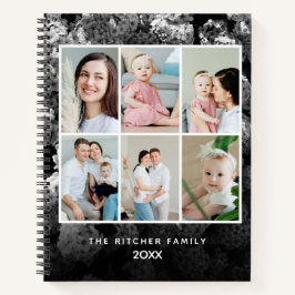 Elegant Black & White Custom Photos Daily Journal  Notitieboek