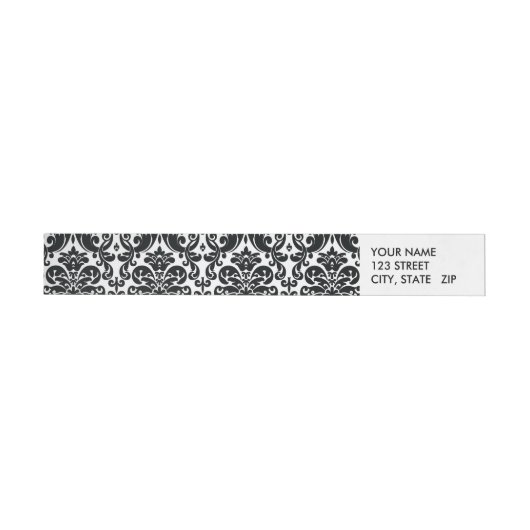 Elegant Black White  Damask Pattern (Individueel)