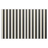 Elegant Black, White en Gold Stripes Stof (Fat Quarter)