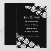 Elegant Black White Floral Lace Pattern (Voorkant / Achterkant)