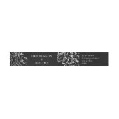 Elegant Black & White Floral Wreath Wedding (Individueel)