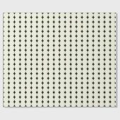 Elegant Black White Geometric Stippen Pattern Cadeaupapier (Vlak)