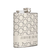 Elegant Black White Mid-Century Mod Custom Wedding Heupfles (Rechts)