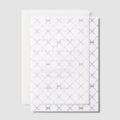Elegant Black & White Minimalist Weddenschap Vellum Uitnodigingen (Offset (Uitnodiging))