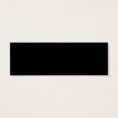 Elegant Black & White Modern Wedding Gift Registry Mini Visitekaartjes (Achterkant)