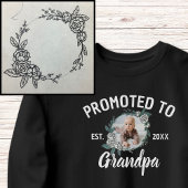 Elegant Black & White Photo Promoted To Grandpa Trui