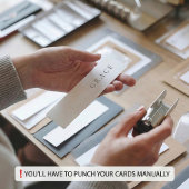 Elegant Black White Reserved Wedding Seating Sign Kaart