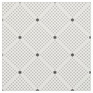 Elegant Black White Small Stippen Patroon Stof